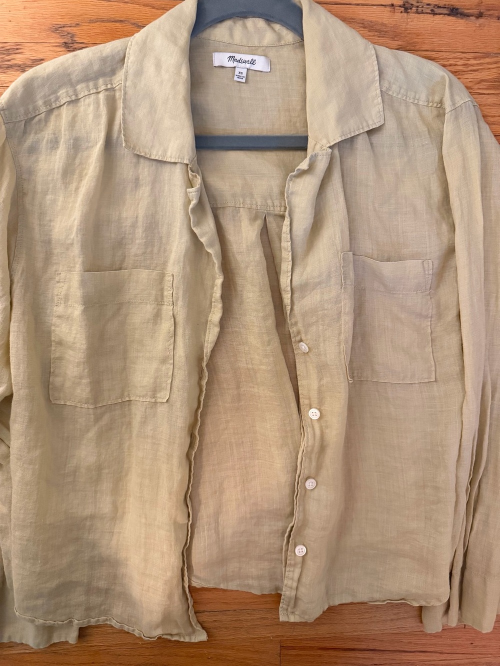 Madewell linen button up